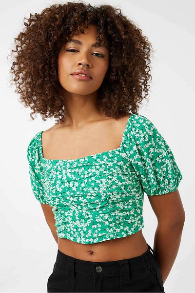 Ardene Ditsy Floral Off-The-Shoulder Top