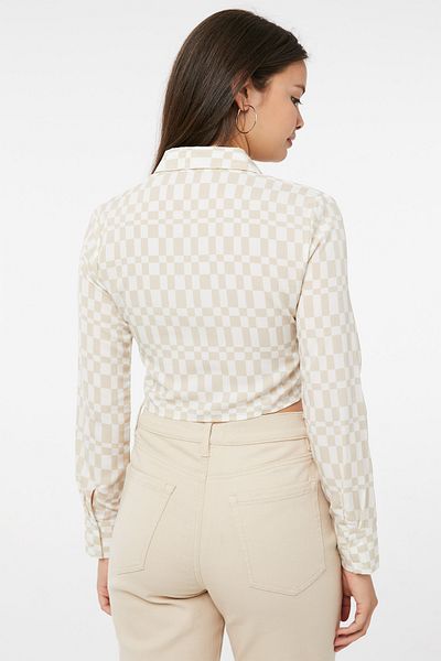 Ardene Ultra-Cropped Printed Shirt