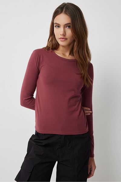 Ardene Basic Long Sleeve Tee