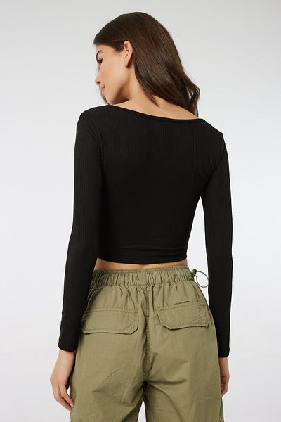 Ardene Ruched Bust Crop Bustier Top