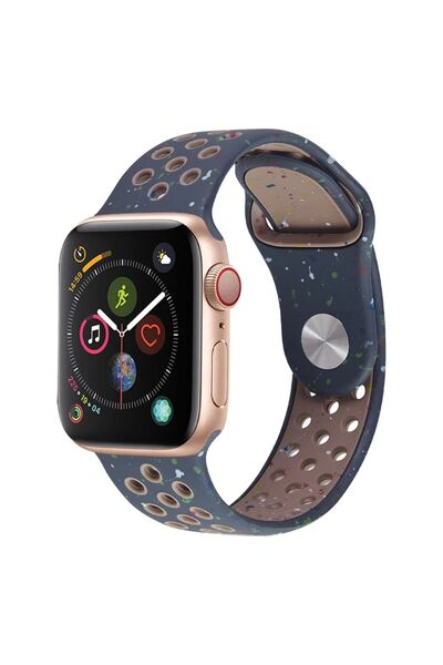 PSGT Watch Seri:1/2/3/4/5/6/se/7/8/9 (42-44-45-49MM) Ve Seri10(46MM) Uyumlu Silikon Kordon