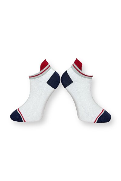 Mevo Unisex Çizgili Patik Çorap