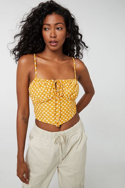 Ardene Printed Bustier Tank