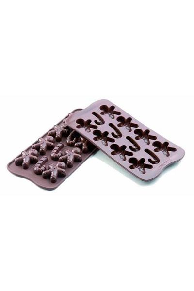 Pasta 12 Compartment Ginger Silicone Epoxy Mold - Chocolate and Soap Scented Stone Candle