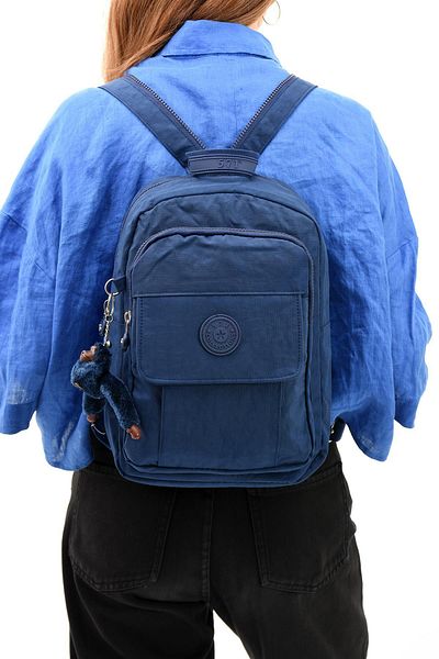 571 Collections Çanta Young Women's Sports Bag - Navy Blue Both Back and Chest Model: 571-8D