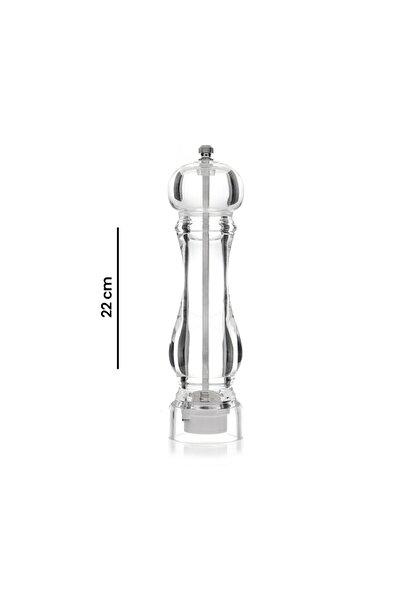 Metaltex Acrylic Spice Grinder Stylish Transparent Quality with a Visible Interior .18 cm Tall