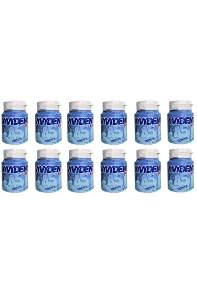 Vivident Xylit 45 Dakika Nane Aromalı Draje Sakız 67 Gr. X 12 Adet