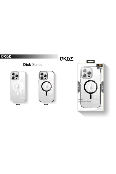 OKOZ Apple iPhone 15 Pro Max Magsafe Kılıf