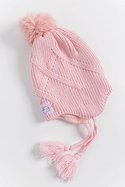 Babymod 4-8 Years Old Girl's Beret with Rabbit Figure and Pompom