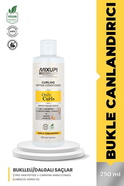 Mixup Pro-Hair Peptide and L-Carnitine Amino Complex - Curl and Wavy Conditioner 250 ML