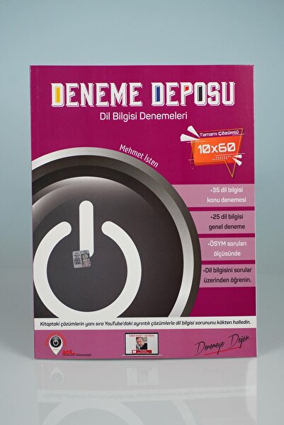 DENEME DEPOSU YAYINLARI TYT DENEME DEPOSU DİL BİLGİSİ