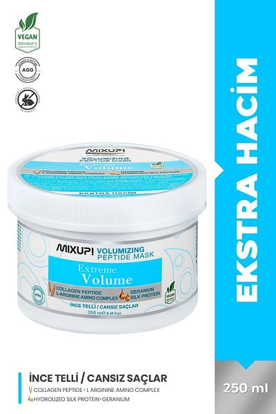 Mixup L-Argine Amino Collagen Peptide - Gives Volume 250 ML for Thin Hair