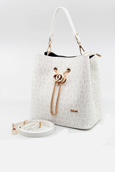 Just Polo Vegan Leather 3 Compartments - Adjustable Long Strap Hand and Shoulder Bag, Wallet Combination PBU560202