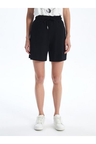 LC Waikiki Women's Elastic Waist Straight Shorts
