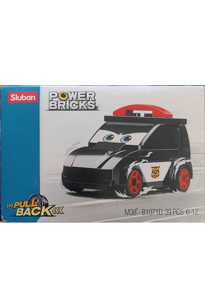 ZMR SLUBAN 39 Pieces - Black Police Car