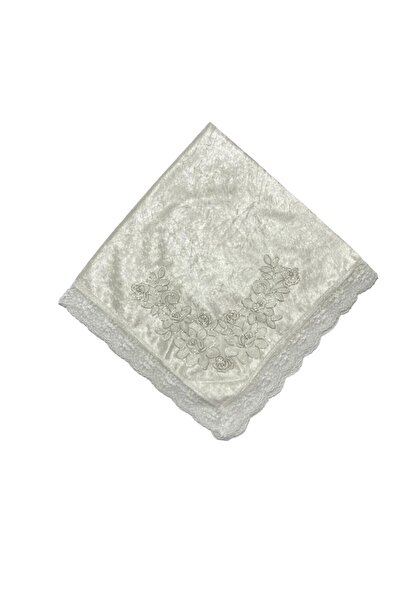 CENGİZ ÇEYİZ Güpürlü Kadife 80x80 Lüxs Bohça 849