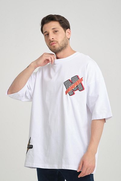 Rocqerx Μπλουζάκι Rocqerx R-5779 Κεντημένο μονό ζέρσεϊ