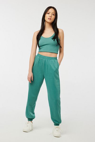 Ardene Solid French Terry Sweatpants