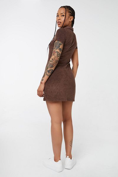 Ardene Mini Terry Polo Dress