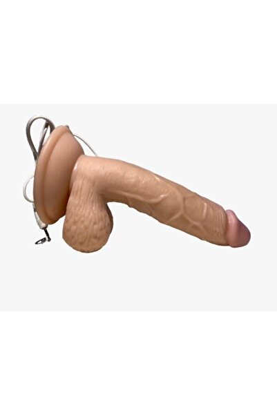 Genel Markalar Realistic Dildo Gerçekçi Ten Dokulu Titreşimli Penis 18 cm
