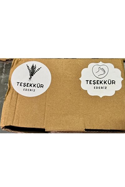 AYSAN Teşekkür Etiketi - Thank You Sticker - Yapışkanlı Teşekkür Ederiz Stick...