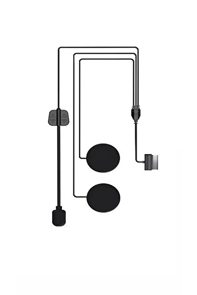 resolut Y20 X2 interkom Uyumlu Yedek Kulaklık Mikrofon Seti (Sadece Kulaklık Set Gönderilir) Type C Uyumlu