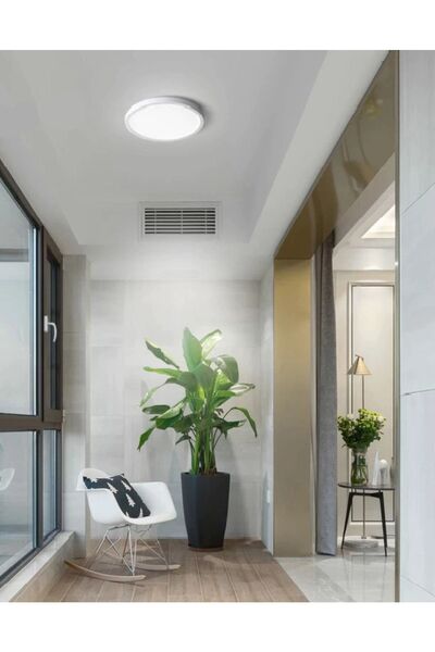Viesteknoloji Led Tavan Glop Banyo-balkon-tuvalet (wc) Aydınlatması Lamba Armatür Tavan Aplik 6500k Beyaz