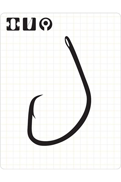 Fudo 5301 Light Circle Mutsu Black Nikel Model Balıkçı Olta Iğnesi