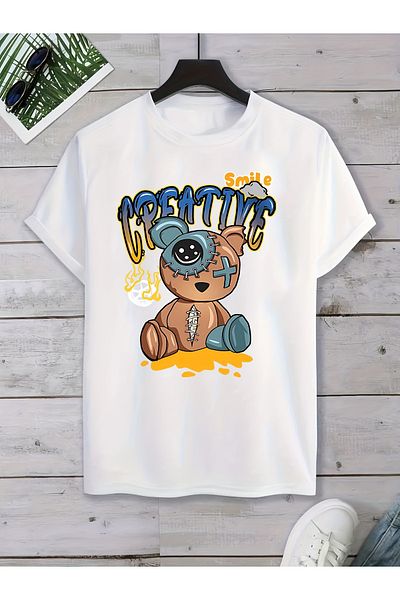 Let's Wear Μπλουζάκι για αγόρι - Smile Creative Printed
