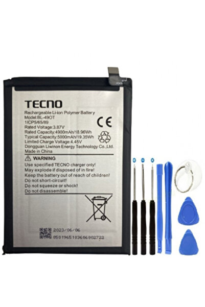 Genel Markalar Tecno Camon 20/ Camon 20 Pro Pil Batarya BL-49OT+Tamir Set