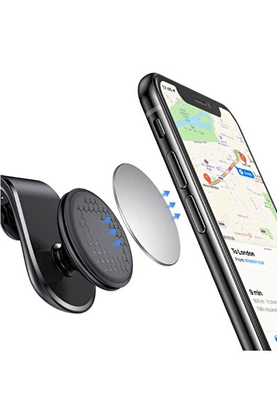 CMT Araba Klimasına Takılan Mandallı 360 Mıknatıslı Telefon Tutucu