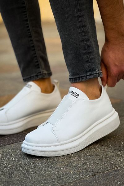 remss Ανδρικά ελαστικά αθλητικά παπούτσια David RS603 White