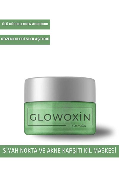 GLOWOXİN Anti-Blackhead and Clay Mask Face Mask - 50ml (Buy 3 Get 2)