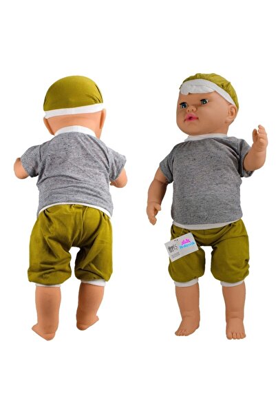 hediyecik Oyuncak Büyük Boy Türkçe Konuşan Kel Et Bebek Oyun Arkadaşım 60 Cm