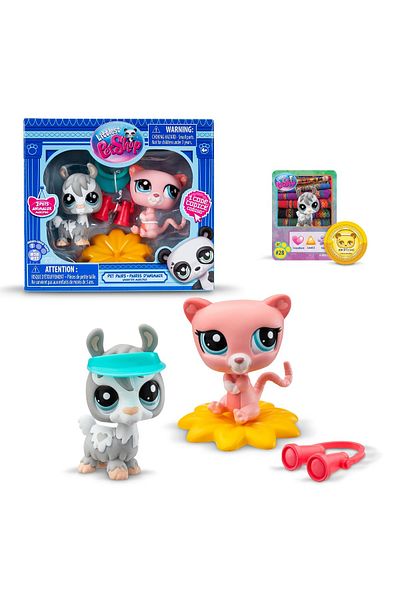 Littlest Pet Shop Lps Minis Littlest Pet Shop - Set of 2 Alpaca and Mouse Figures