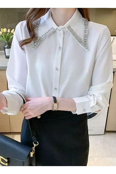 TRENDBUTİKOFFİCİAL Cămașă Guler Piatră