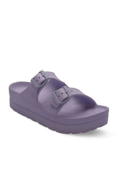 Slazenger Arizona Toal Lilac γυναικείες παντόφλες Eva με ψηλή σόλα - Daily Sea Beach