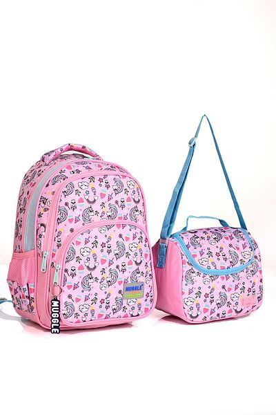MUGGLE Mu-003 Set de 2 rucsacuri de școală Unicorn