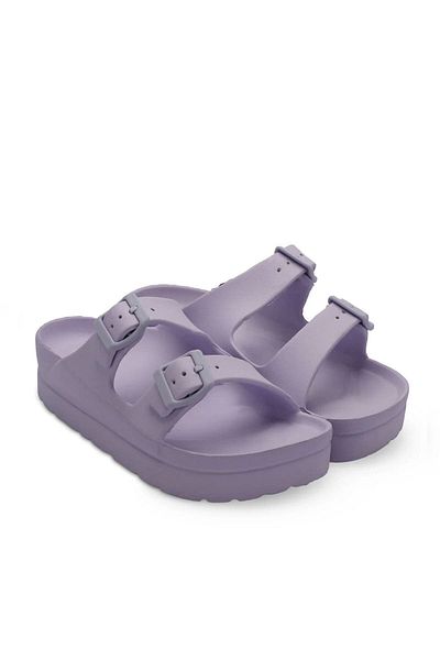 Slazenger Arizona Toal Lilac γυναικείες παντόφλες Eva με ψηλή σόλα - Daily Sea Beach