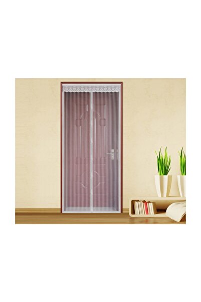 Lorin Manyetik Mıknatıslı 2 Kanat Kapı Sinekliği Beyaz 90x210 Cm