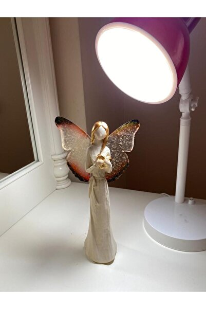 Gloriys Home & Decor Gold Kalpli Melek Biblosu 25cm