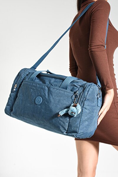 571 Collections Çanta Ultra Hafif Unisex Su Geçirmez Seyahat Spor Çantası Mav...