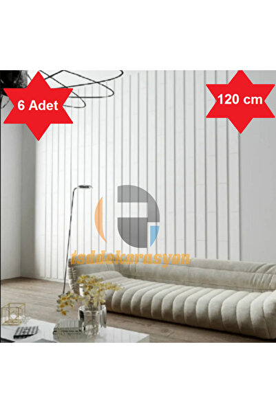 tsddekorasyon Renkli Ahşap Şerit Duvar Panelleri / Duvar Çıtası 120 cm