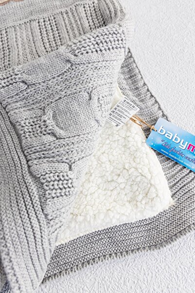 Babymod Ayıcık Figürlü Triko Bebek Battaniyesi