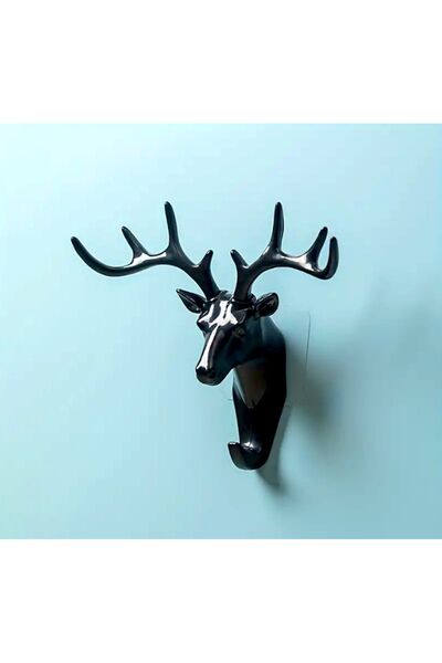 Genel Markalar Geyik Kafası Duvar Askısı - 3 Farklı Renk - Deliksiz Asma, Güç...