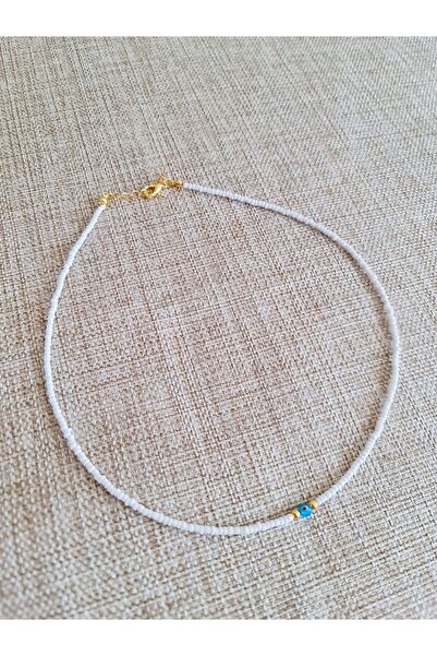 Bbnax Kum Boncuk Minimal Kolye