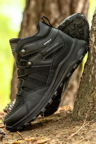 NORTH OF WILD Ghete Damon Waterproof pentru bărbați - Negru