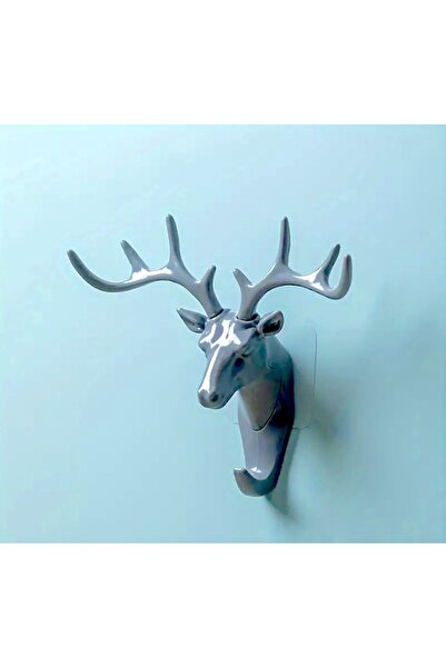 Generic Brand Deer Head Wall Hanger - 3 Different Colors - Perforation Free H...