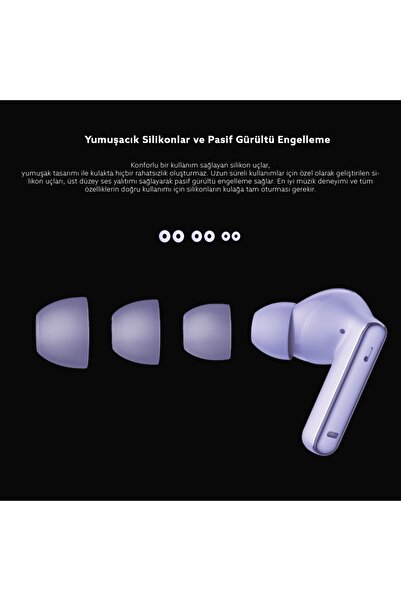 ROSSTECH Soundparty Rs-300 Aktif Gürültü Önleyici Tws Bluetooth 5.3 Kulaklık-Şeffaf Mod-4 Mikrofonlu