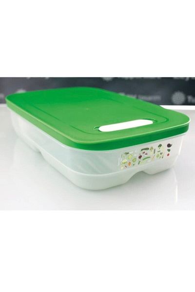 Tupperware Greenhouse Series Vegetable Fruit Storage Container 1.8 Lt Low Body